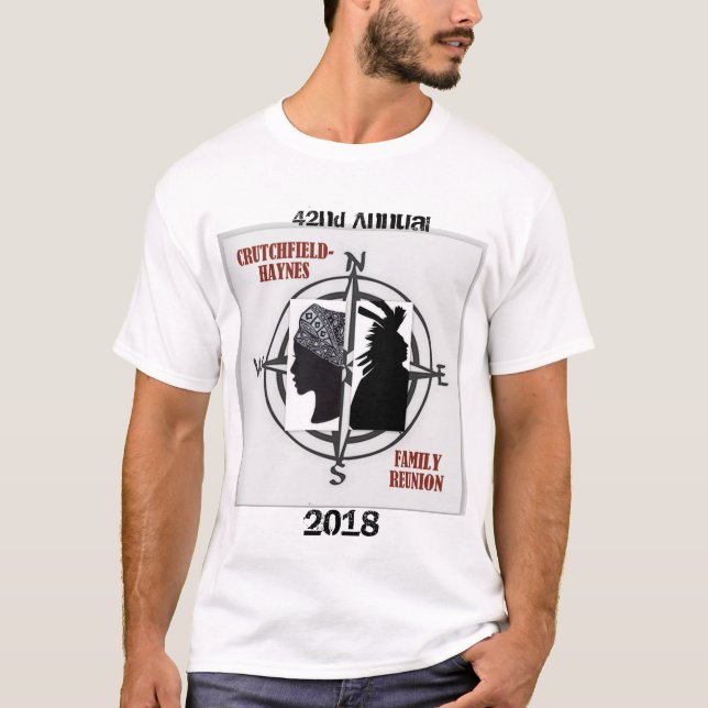 T-shirt La Réunion 2018 de Crutchfield Haynes (Devant)