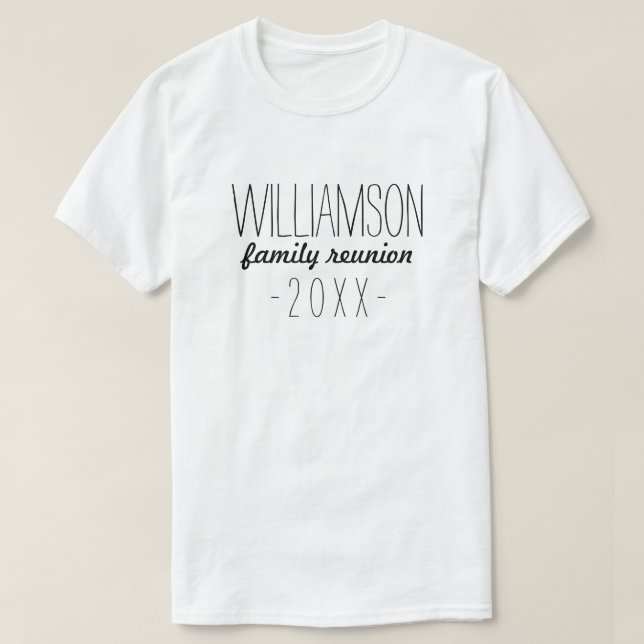 T-shirt La Réunion de famille (Design devant)