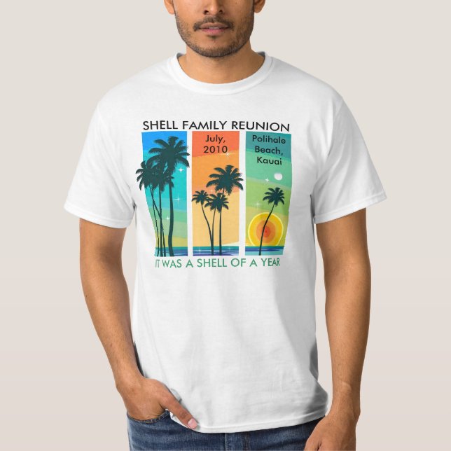 T-shirt La Réunion de famille de Shell 2010 (Devant)