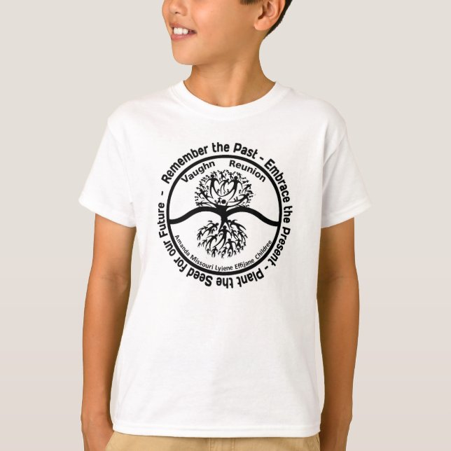 T-shirt La Réunion de famille de Vaughn badine le logo de (Devant)