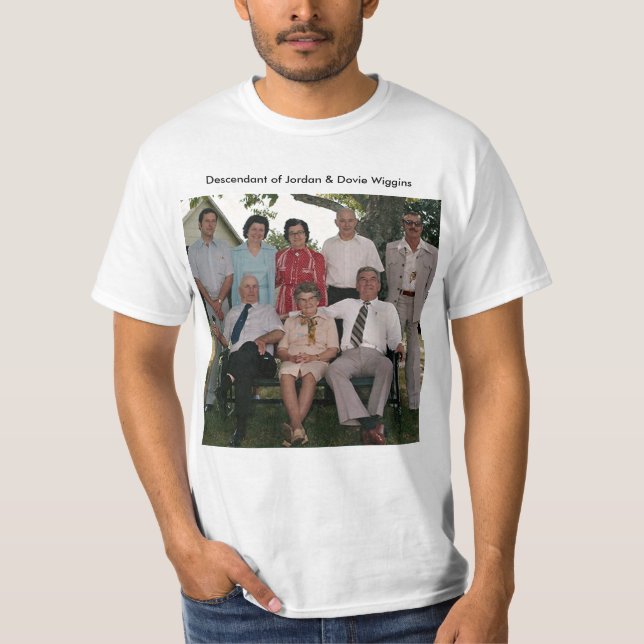 T-shirt La Réunion de famille de Wiggins… (Devant)