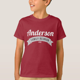 T-shirt La réunion de famille recueillant la coutume