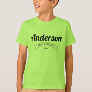 T-shirt La réunion de famille recueillant la coutume