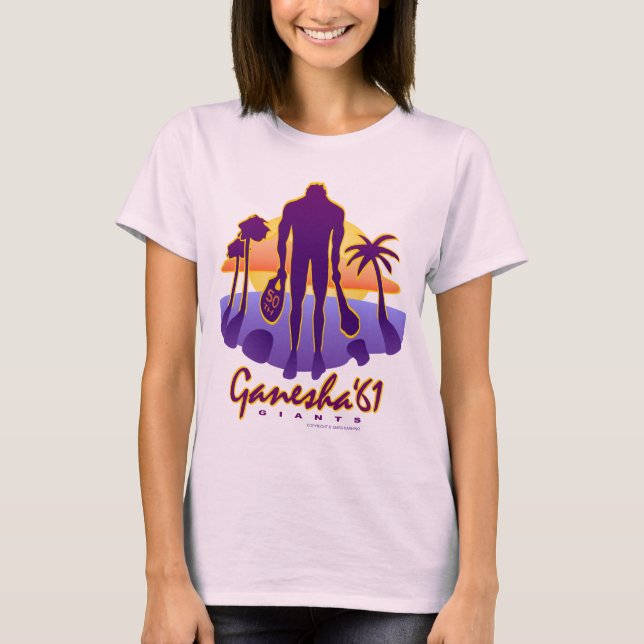 T-shirt La Réunion de Ganesha cinquantième (Devant)