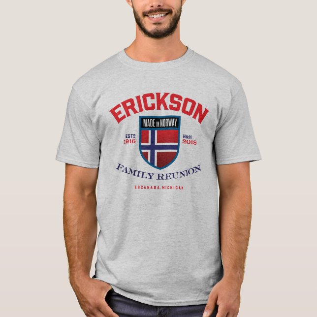 T-shirt La Réunion d'Erickson - chemise de Williamson (Devant)