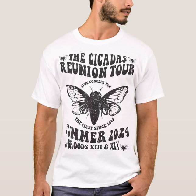 T-shirt La Réunion du Canada Tour des États-Unis 2024 Conc (Devant)