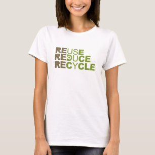 T-shirt La réutilisation réduisent réutilisent le