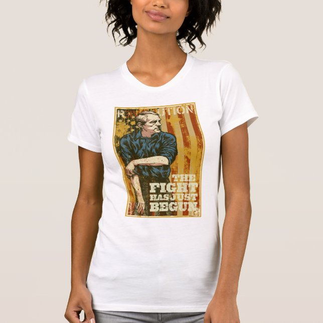 T-shirt La révolution de Ron Paul a juste commencé le (Devant)