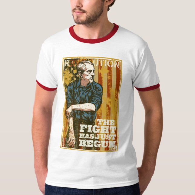 T-shirt La révolution de Ron Paul a juste commencé le (Devant)