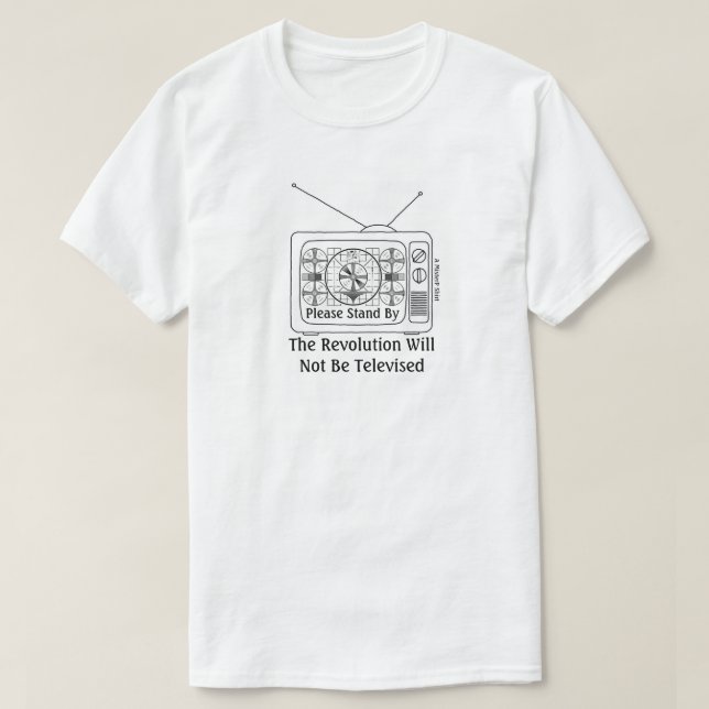 T-shirt La Révolution... - Une Chemise MisterP (Design devant)