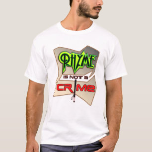 T-shirt La rime n'est pas un crime