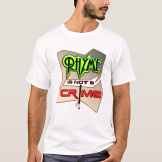 T-shirt La rime n'est pas un crime