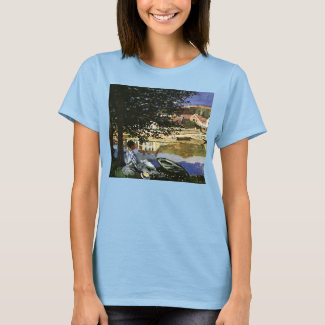 T-shirt La rive de la Seine, Bennecourt par Claude Monet (Devant)