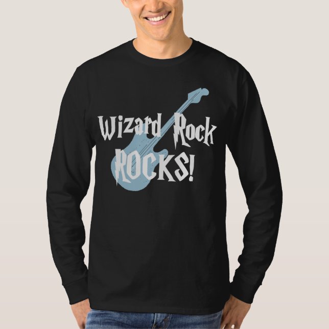 T-shirt La roche de magicien bascule la chemise foncée (Devant)