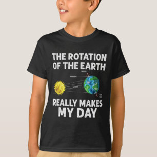 T-shirt La Rotation De La Terre Fait De Mon Enseignant De