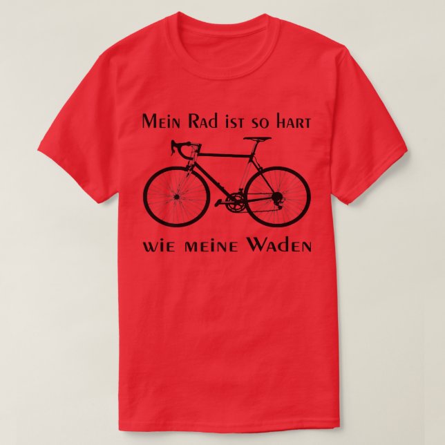 T-shirt La roue est dure comme mes veaux (Design devant)