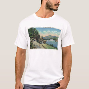 T-shirt La route et les tunnels de chemin de fer