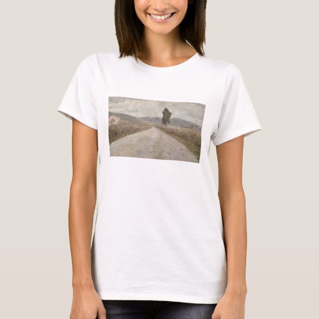 T-shirt La route toscane, vers 1899 (conseil) (Devant)