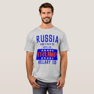 T-shirt La Russie ne m'a pas incité à voter pour l'atout