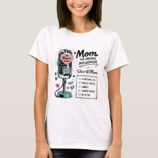 T-shirt La sagesse de maman - L'Influenceur original Retro
