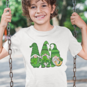 T-shirt La Saint-Patrick Gnomes Gnomes Verts