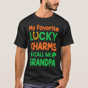 T-shirt La Saint-Patrick Mon préféré Lucky Charms m'appell