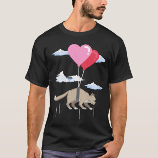 T-shirt La Saint-Valentin Chat Mignon Persan