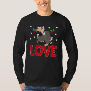 T-shirt La Saint-Valentin Cœurs Amour Vautour Animal Femme