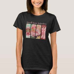 T-shirt La Saint Valentin de l'Ouest avec Basset Hound