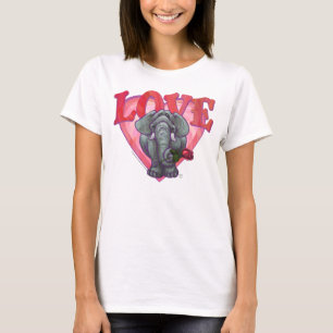 T-shirt La Saint-Valentin des éléphants
