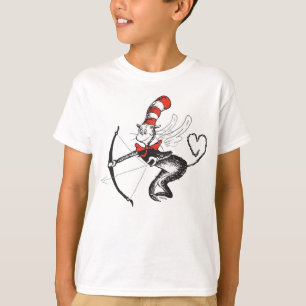 T-shirt La Saint-Valentin du Dr Seuss   Cupidon Le Chat au