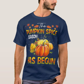 T-shirt La saison des épices citrouilles a commencé l'auto