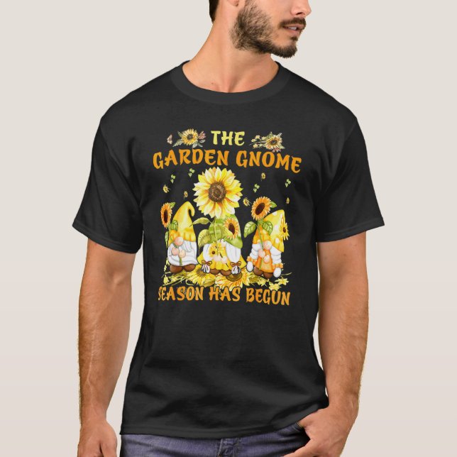 T-shirt La Saison du Nain de Jardin a Commencé (Devant)