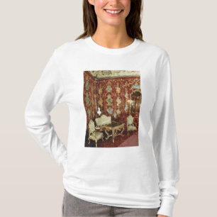 T-shirt La salle de Millionen lambrissée avec du bois de