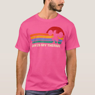 T-shirt La salle de sport est ma thérapie Workout Sayings