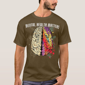 T-shirt La santé mentale, moteur de la sensibilisation men