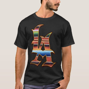 T-shirt La Sarape Los Angeles La Sarape East La Baseball M