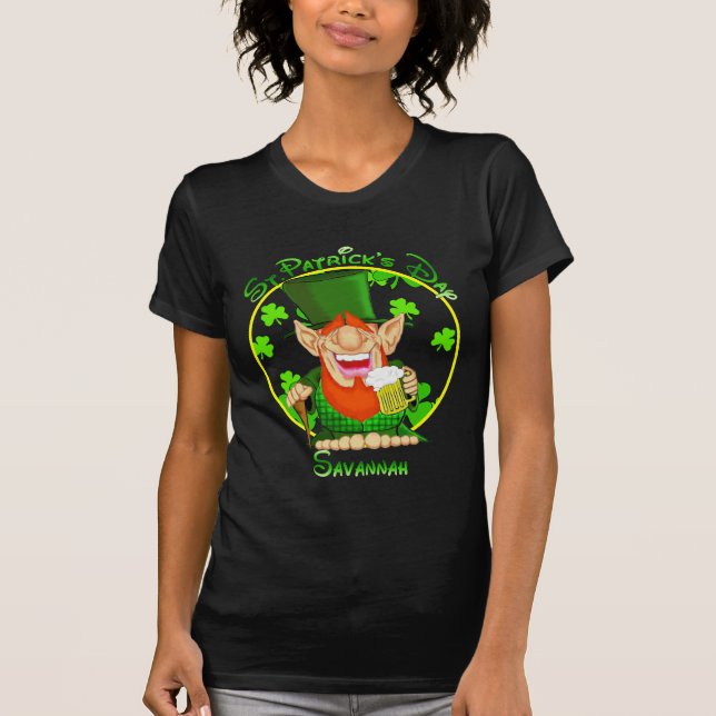 T-shirt La savane du jour de St Patrick (Devant)