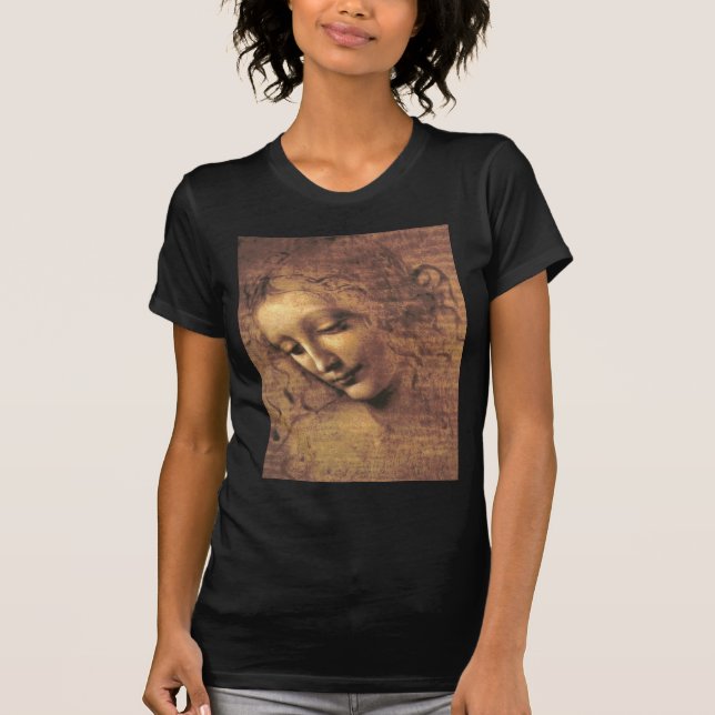 T-shirt La Scapigliata par Leonardo da Vinci (Devant)