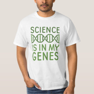 T-shirt La science est dans mes gènes