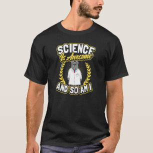 T-shirt La science est géniale Bulldog Rocket Scientifique