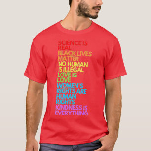 T-shirt La science est le vrai mois de la fierté de vie no