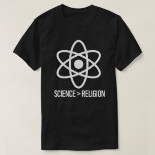 T-shirt La science est plus grande que la religion
