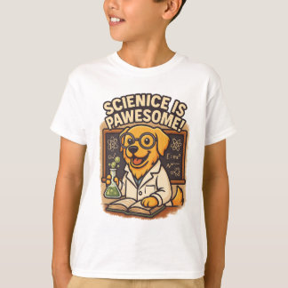 T-shirt La science est trompeuse - Chien scientifique