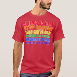 T-shirt La Science Est Vraiment Stop Gay Est Bon Féminisme