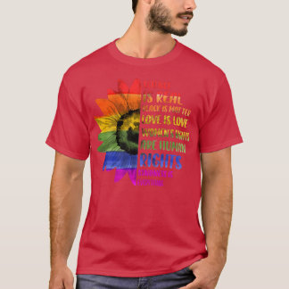 T-shirt La science gay pride est une vraie vie noire matiè