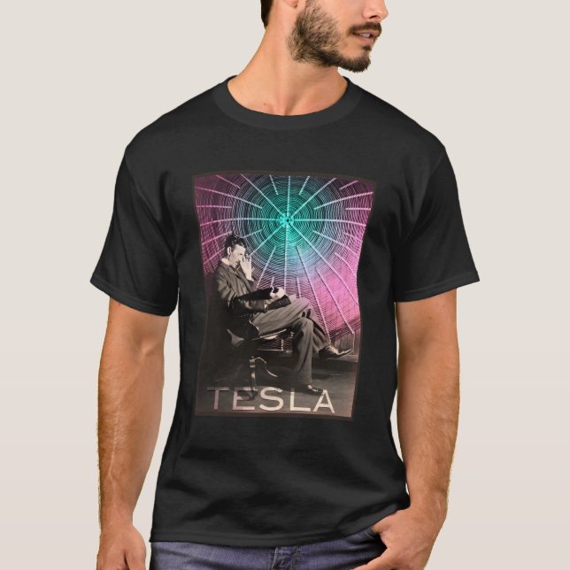 T-shirt La Science Inspirante De L'Électricité Ac De Nikol (Devant)