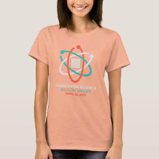 T-shirt La Science mars T de la marine des femmes