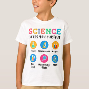 T-shirt La science vous garde curieux