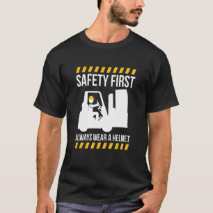 T-shirt La Sécurité D'Abord Porte Toujours Un Chauffeur De